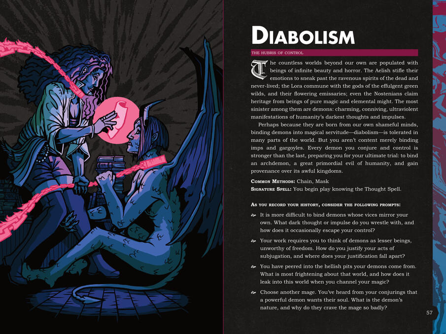 A dark and psychedelic style with impactful headers and textures. A dark and psychedelic style with impactful headers and textures.