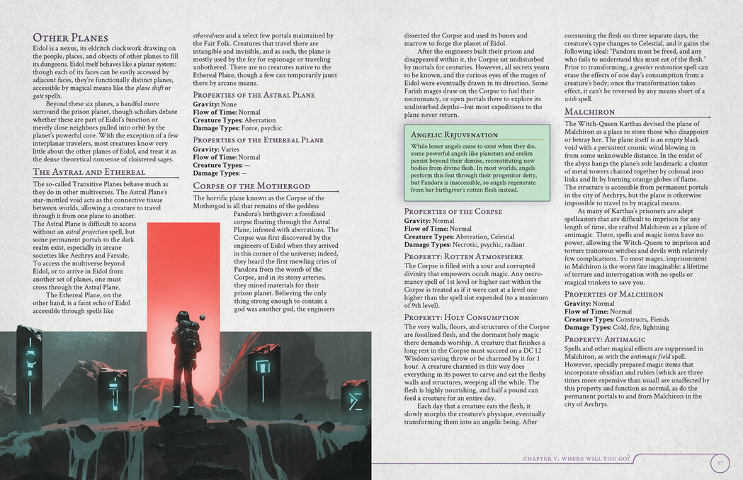 A sleek and modern style that uses art to create interesting shapes on the page