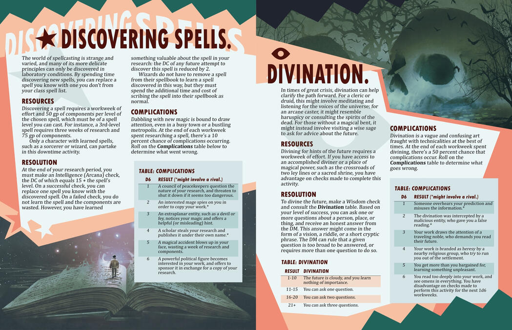 A dense and eccentric style that uses colorful shapes and cutouts to captivate the eye